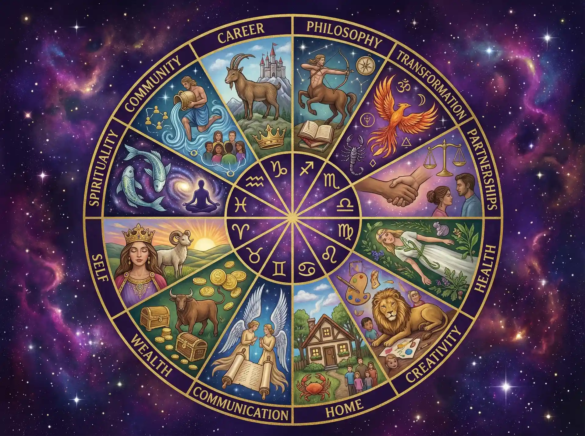 十二宫位解析 - 大唐十二行房 | 占星学知识